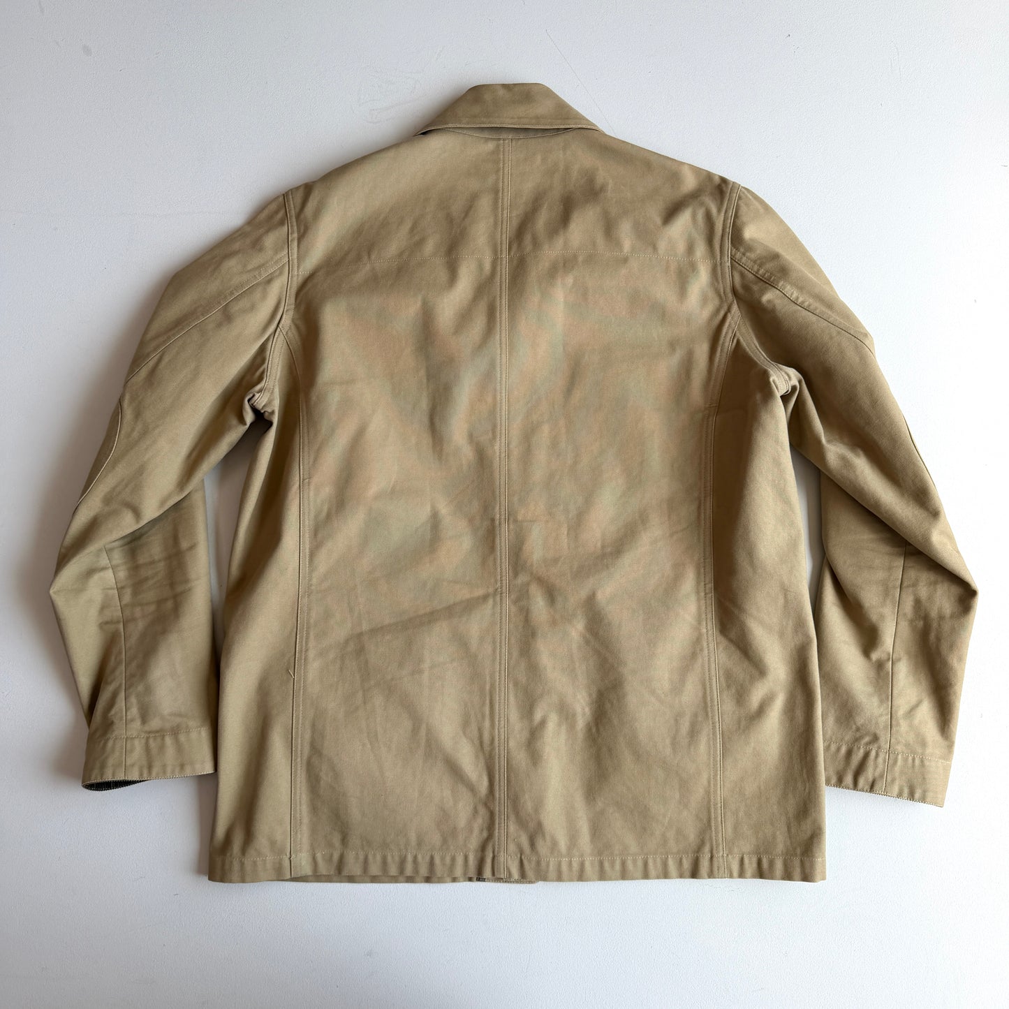 Private White VC / Drake's Collab (6 / XL) Khaki Cotton Workwear Jacket
