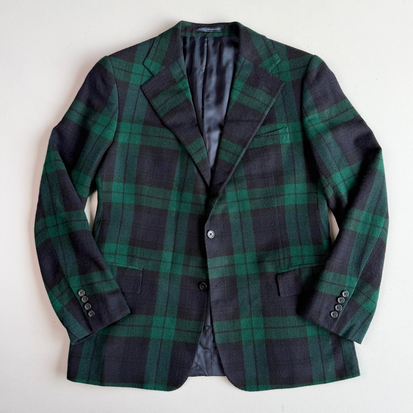 Polo Ralph Lauren (44L) Black Watch Cashmere/Wool Flannel Sport Coat