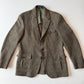 Polo Ralph Lauren (42R) Half-Norfolk Glen Plaid Suede-Trim Coat