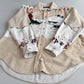 VNTG Polo Ralph Lauren (M) Arctic Sled Dog Flannel Cotton Shirt