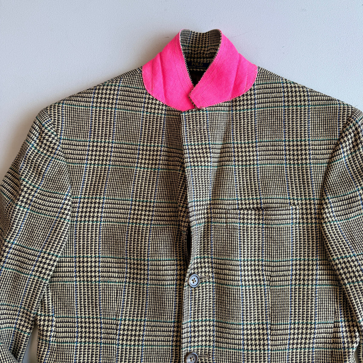 NWOT Polo Ralph Lauren (38R Custom Fit) 100% Silk Glen Plaid/Prince of Wales Sport Coat
