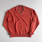 Paul Stuart (XL) 100% Linen Clay Orange Ireland V-Neck Sweater