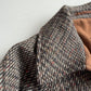 VNTG Burberry (XL) Tweed Melange Wool Raglan Sleeve Bomber Jacket