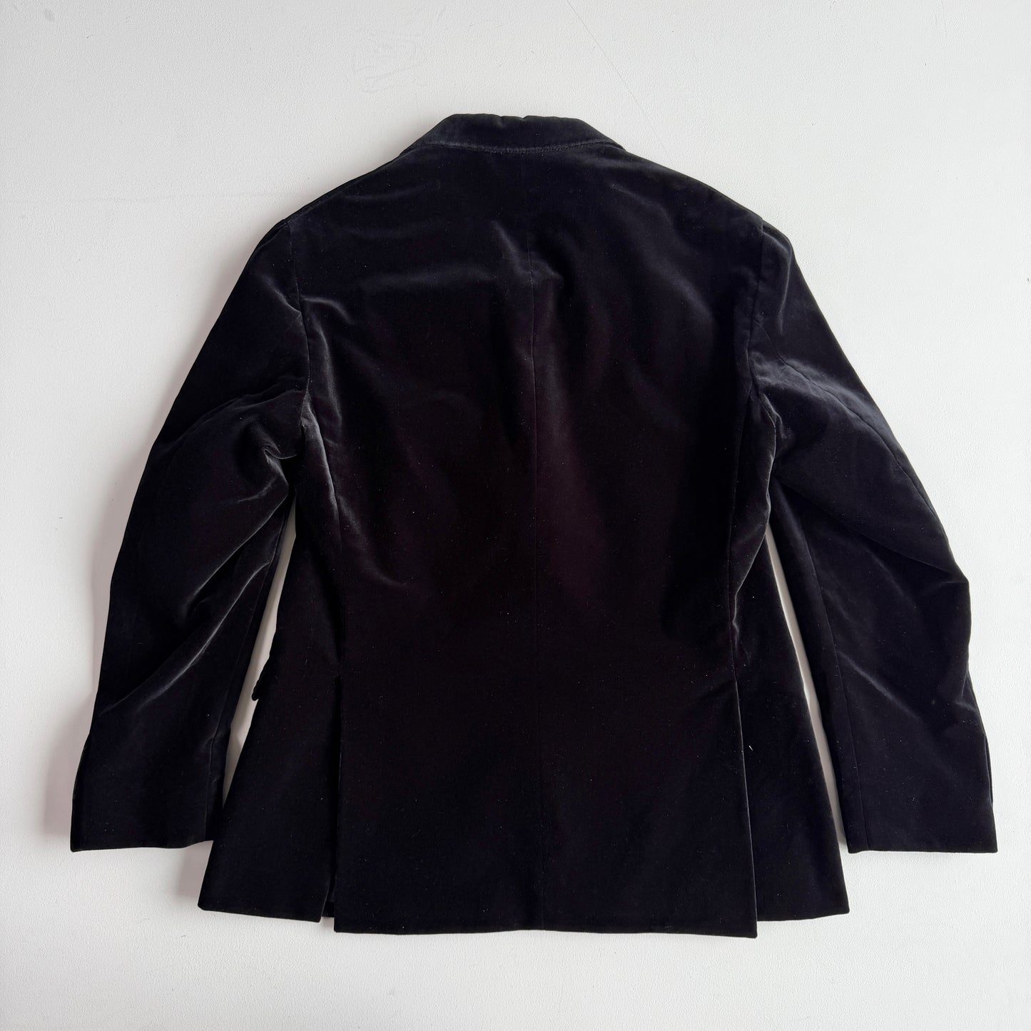 Polo Ralph Lauren (40R) Black Velvet Velour 100% Cotton Sport Coat