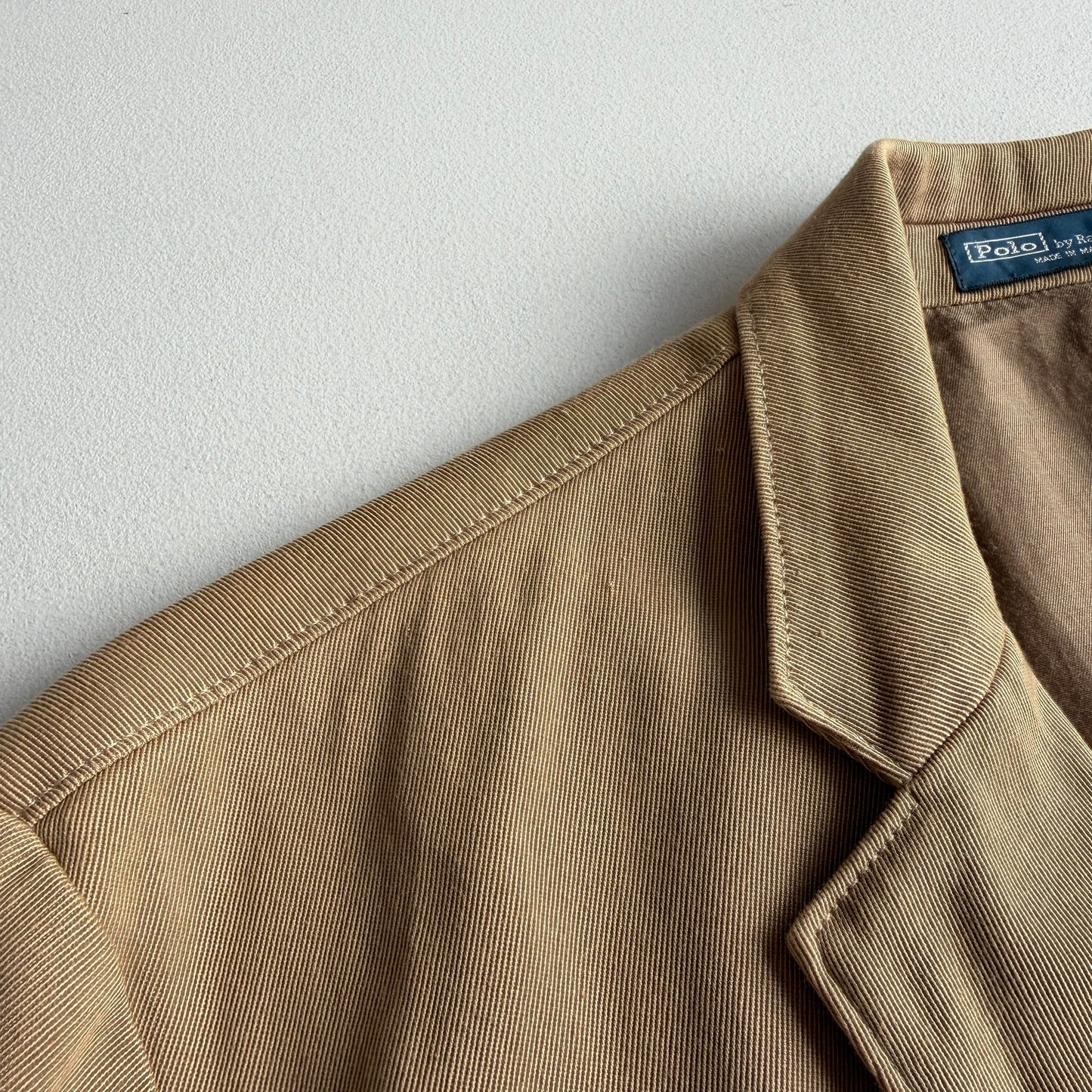 NWT Polo Ralph Lauren (44R) Cavalry Twill Cotton Khaki 3-2 Roll Sport Coat