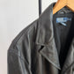 Polo Ralph Lauren (2XL) Black Leather Half-Norfolk Sport Field Coat