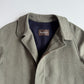 Paul Stuart (40R) Sage 100% Wool Twill Lined Balmacaan Car Coat