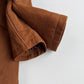 Burberry (XL) Suede Leather Tawny Nova Check Lined Field Coat