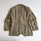 Polo Ralph Lauren (42R) Olive Green 100% Flax Tweed Herringbone Sport Coat