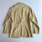 Dolce & Gabbana (48IT) Suede Leather Single Button Golden Yellow Sport Coat
