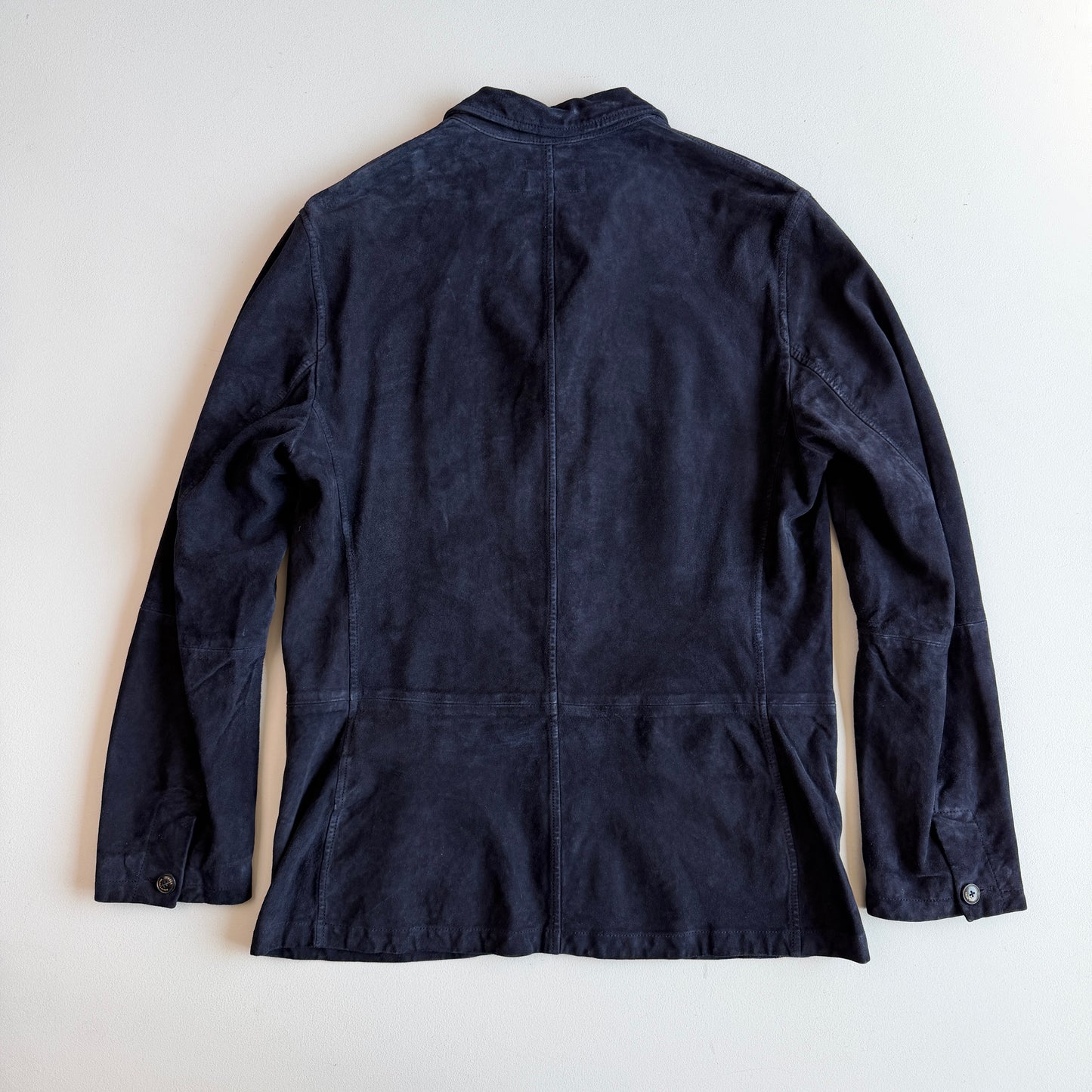 Polo Ralph Lauren (L) Navy Blue Goat Suede Leather Field Chore Sports Coat