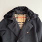 Burberry (50IT) 100% Wool Fleece Collar Double Breast Belted Trench Coat