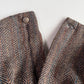 VNTG Polo Ralph Lauren (36 x 31-33) Wool Tweed Blue/Orange Over Stripe Tweed Pants