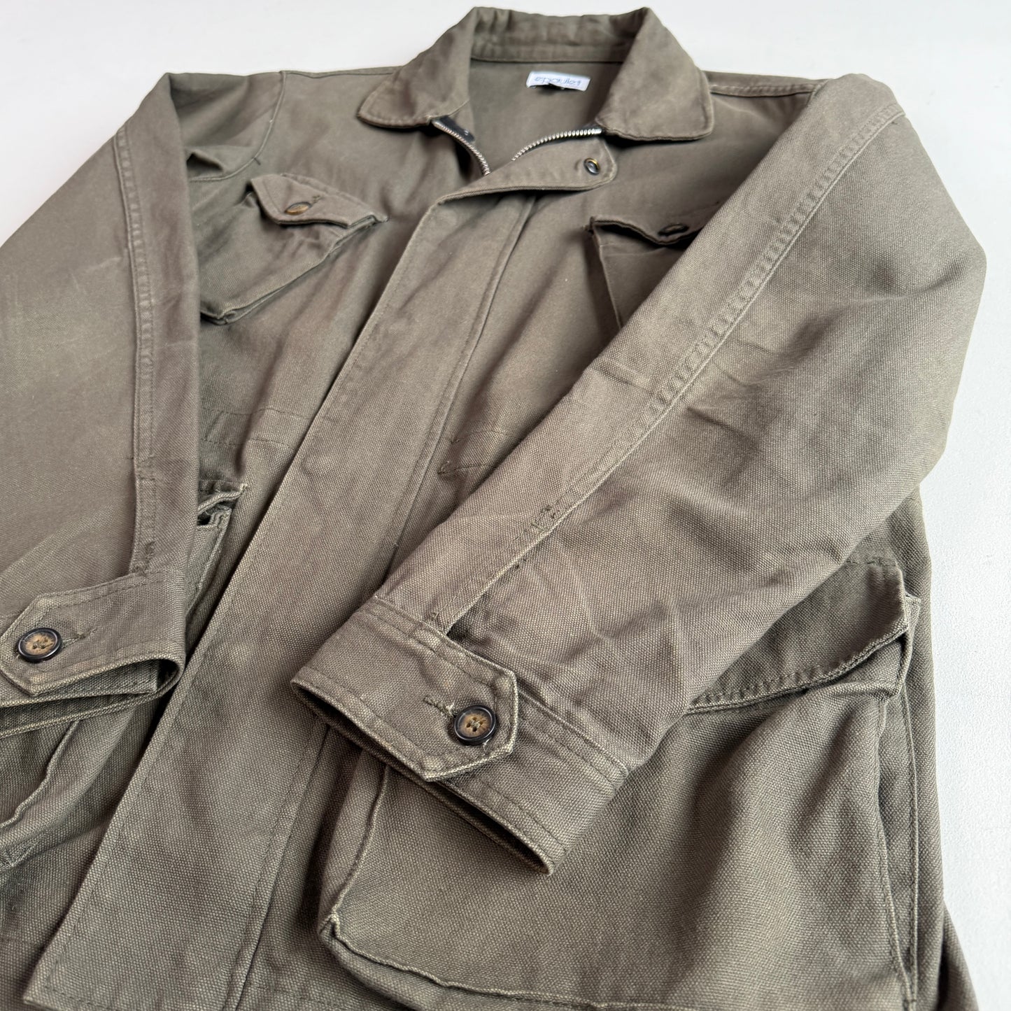 Epaulet New York (XL) Olive Green Canvas Military Field Jacket