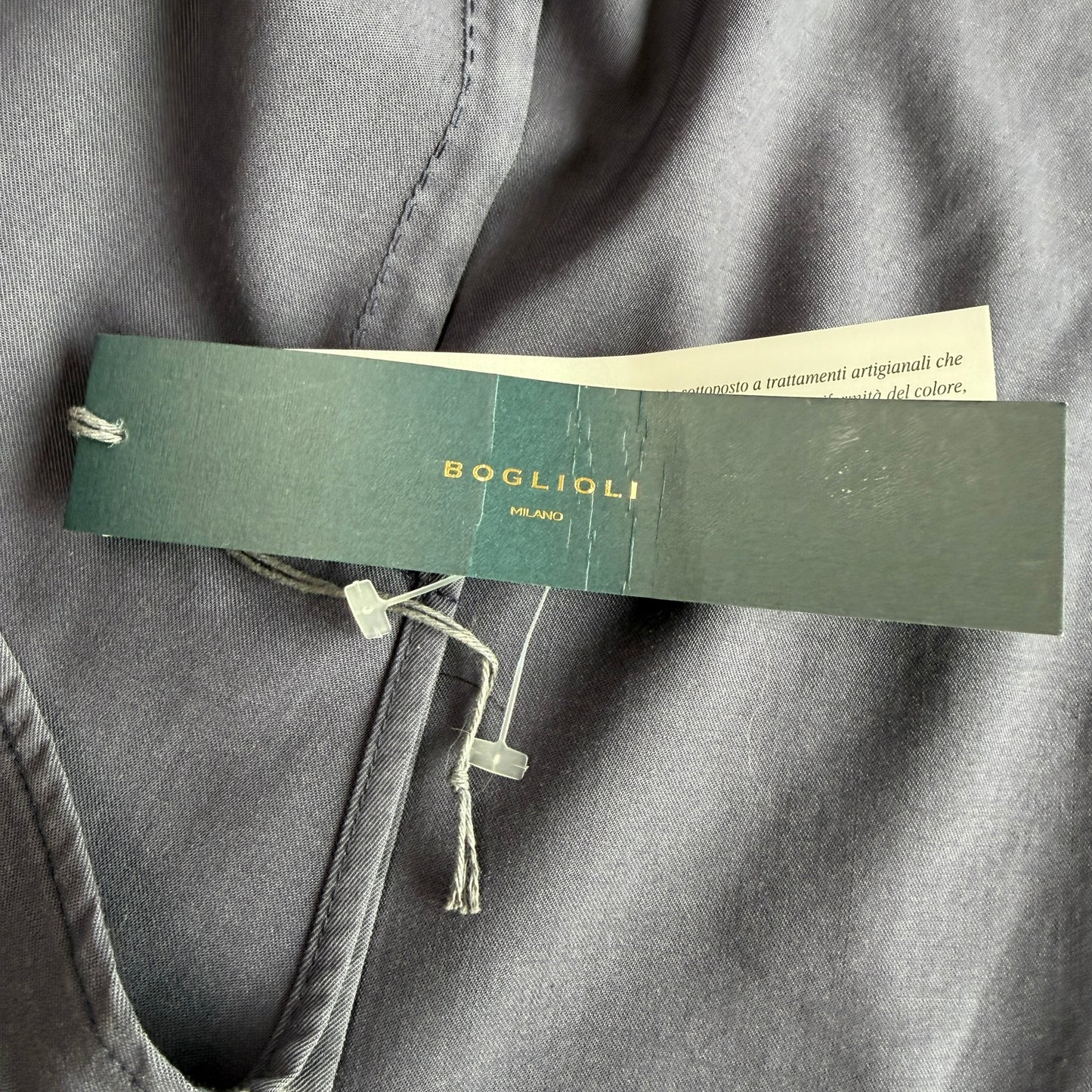 Boglioli (52 IT) Wool Hopsack Unstructured Slate Blue K Jacket
