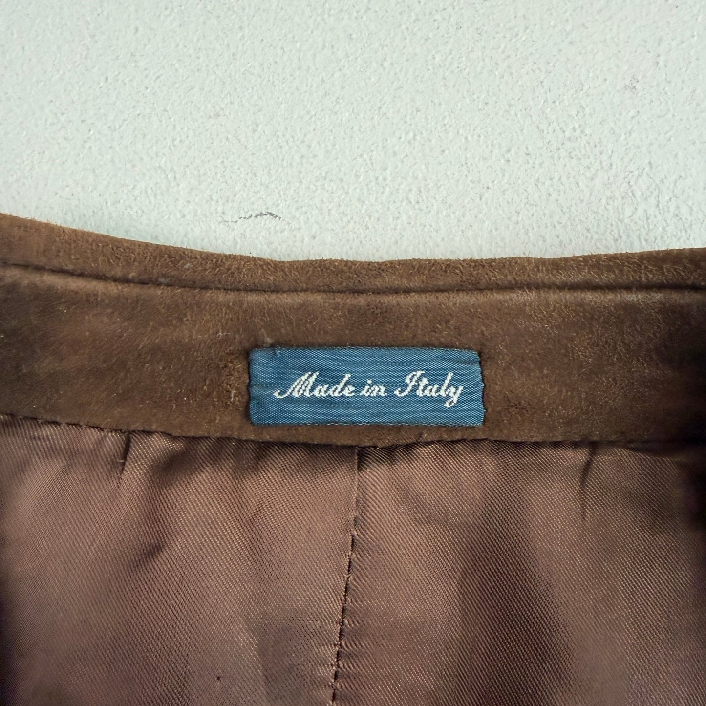 Polo Ralph Lauren (XL / 46L) Suede Leather Brown Hacking Jacket Coat