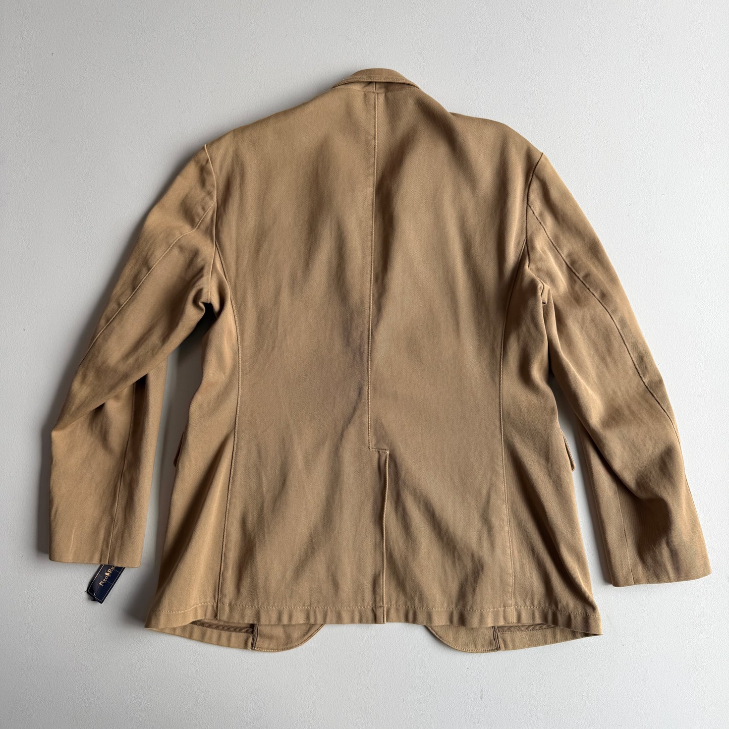 NWT Polo Ralph Lauren (44R) Cavalry Twill Cotton Khaki 3-2 Roll Sport Coat