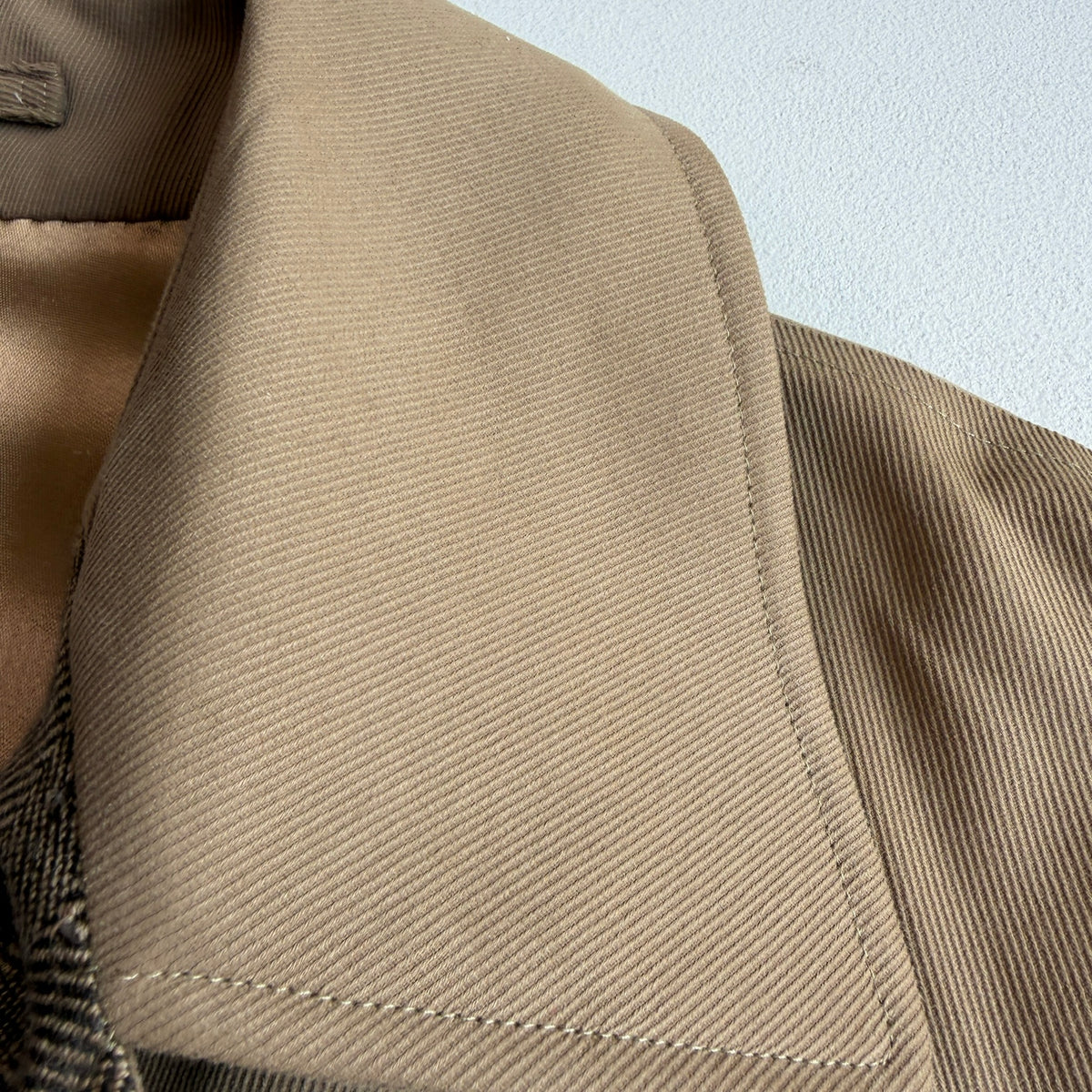 VNTG NWT Burberry (42R /52IT) Calvary Twill Wool Lined Balmacaan Coat