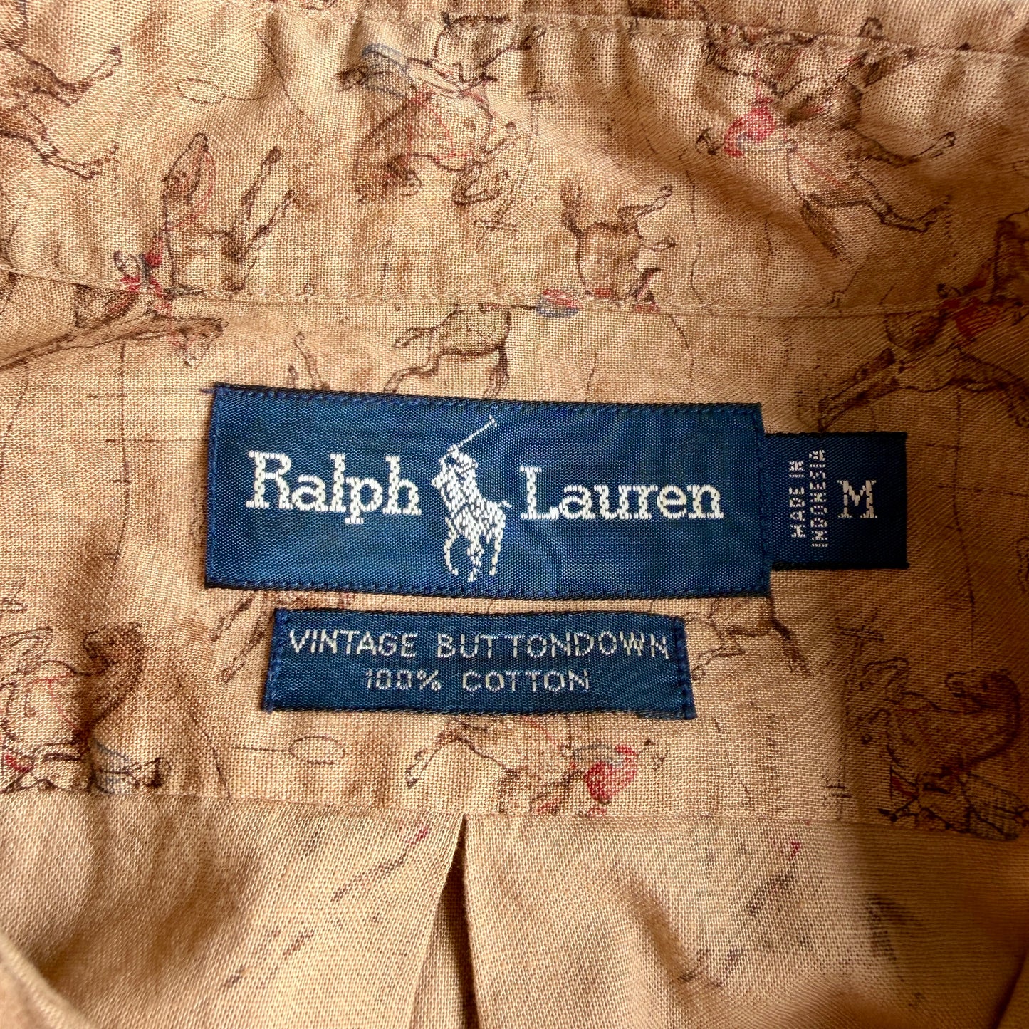 Polo Ralph Lauren (M) Equestrian Cotton Poplin Button Down Shirt
