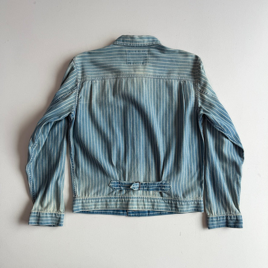 MINT! RRL Ralph Lauren (M) Engineer Dot Stifel Indigo Twill Cotton Jacket