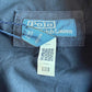NWT Polo Ralph Lauren (2XL) 100% Linen Navy Blue Herringbone Field Utility Jacket