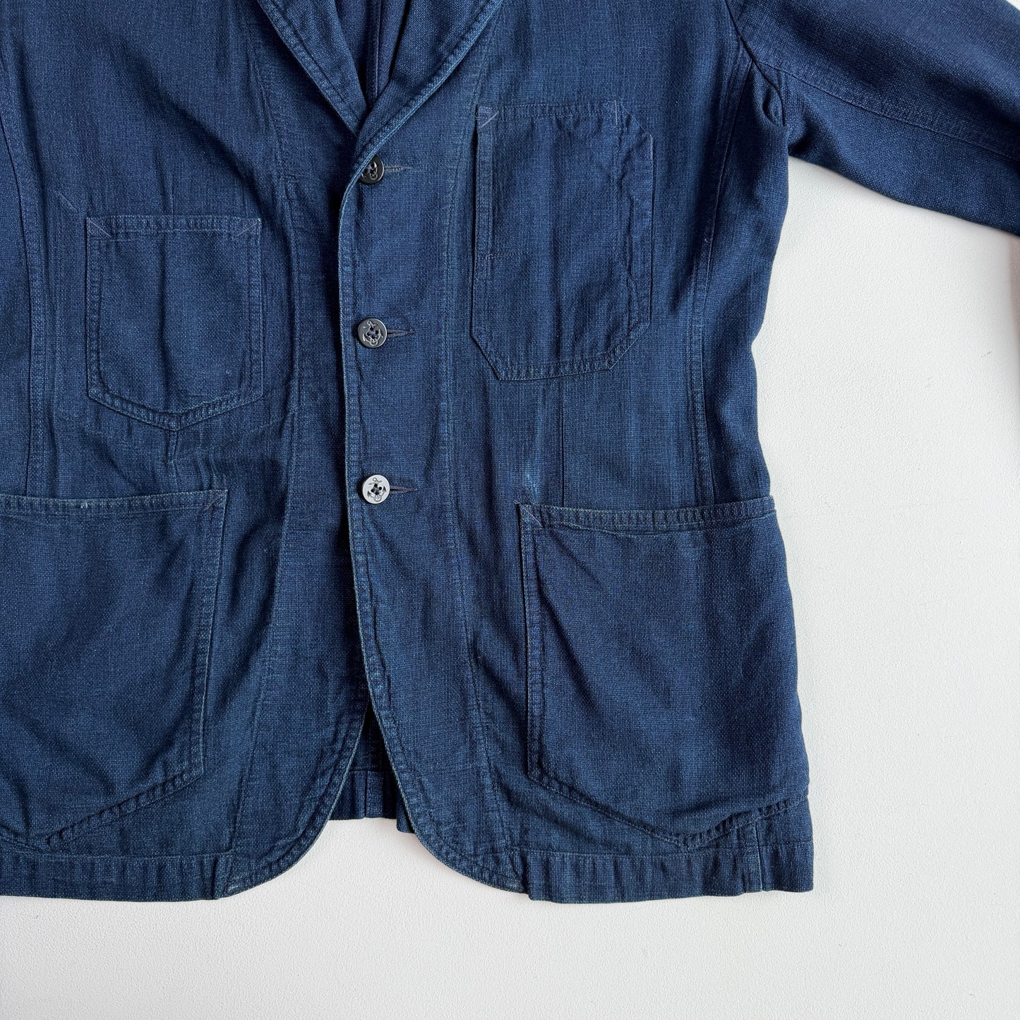 RRL Ralph Lauren (M) Indigo Dyed Cotton Naval Sport Chore Coat