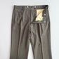 VNTG Polo Ralph Lauren (37x34) Wool Flannel Pleated Olive Trousers Pants