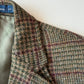 Polo Ralph Lauren (42R) Half-Norfolk Glen Plaid Suede-Trim Coat