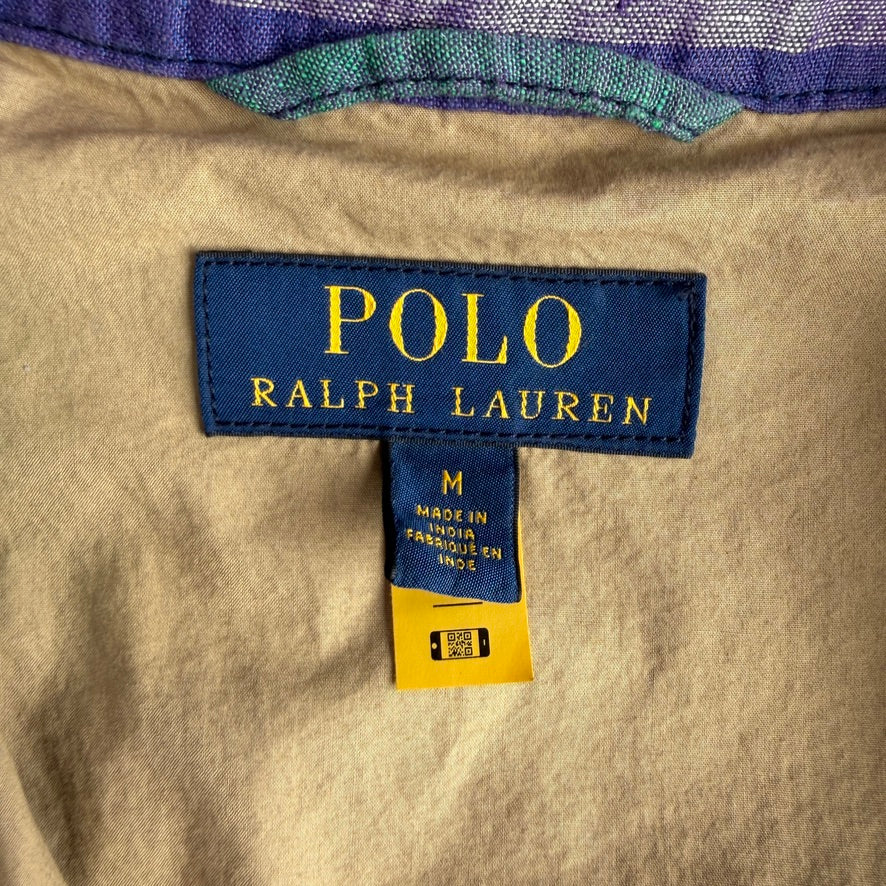 Polo Ralph Lauren (M) 100% Linen Madras Lined Jacket