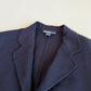 VNTG Polo Ralph Lauren (L) Wool Flannel Unstructured Navy Blue Sport Coat
