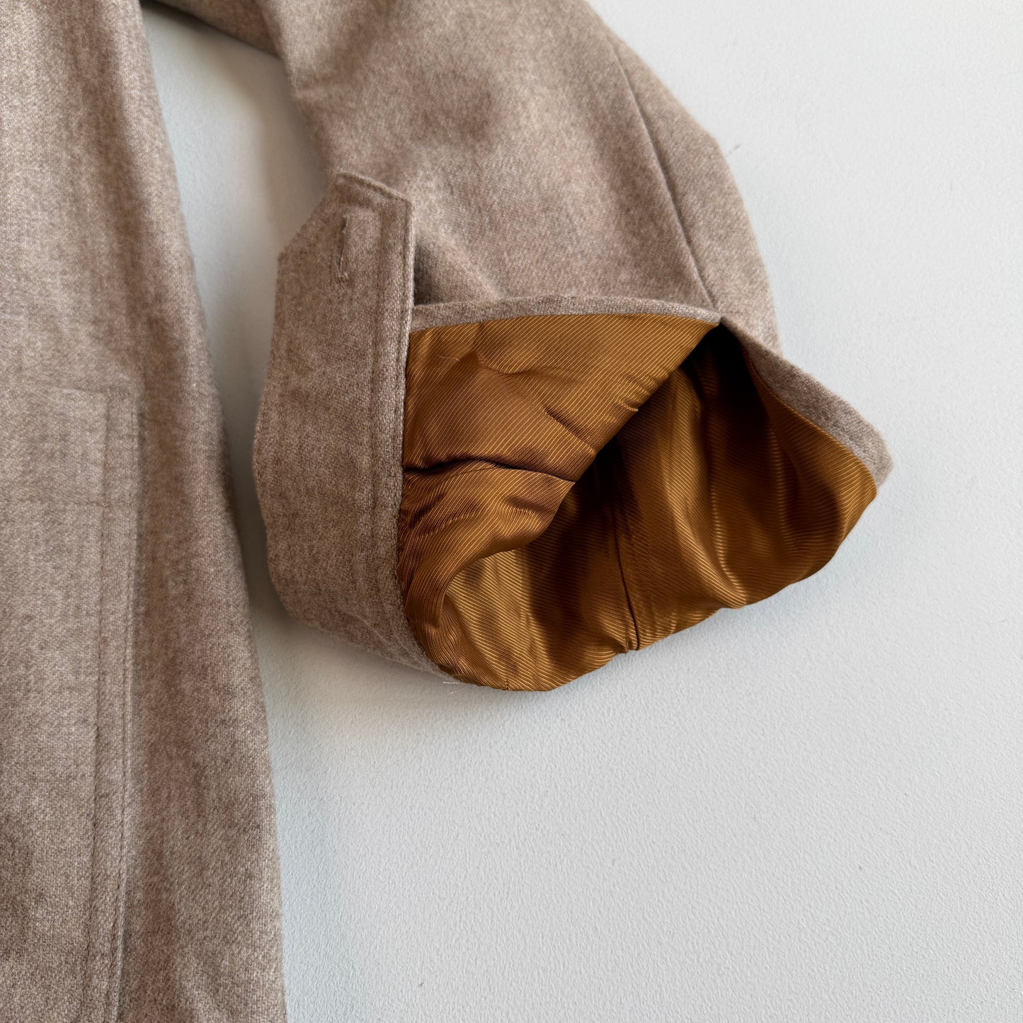 MINT! Private White V.C. (5 / L) "Mayfair Shacket" Oat Wool Jacket Overshirt