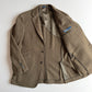Polo Ralph Lauren (L / 43L) Olive Herringbone/Birdseye Tweed Wool Hacking Jacket
