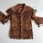 VERY OLD Ralph Lauren Polo Western (40/42) Suede Leather Fringe Western Jacket