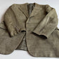 Polo Ralph Lauren (42R) Olive Green 100% Flax Tweed Herringbone Sport Coat