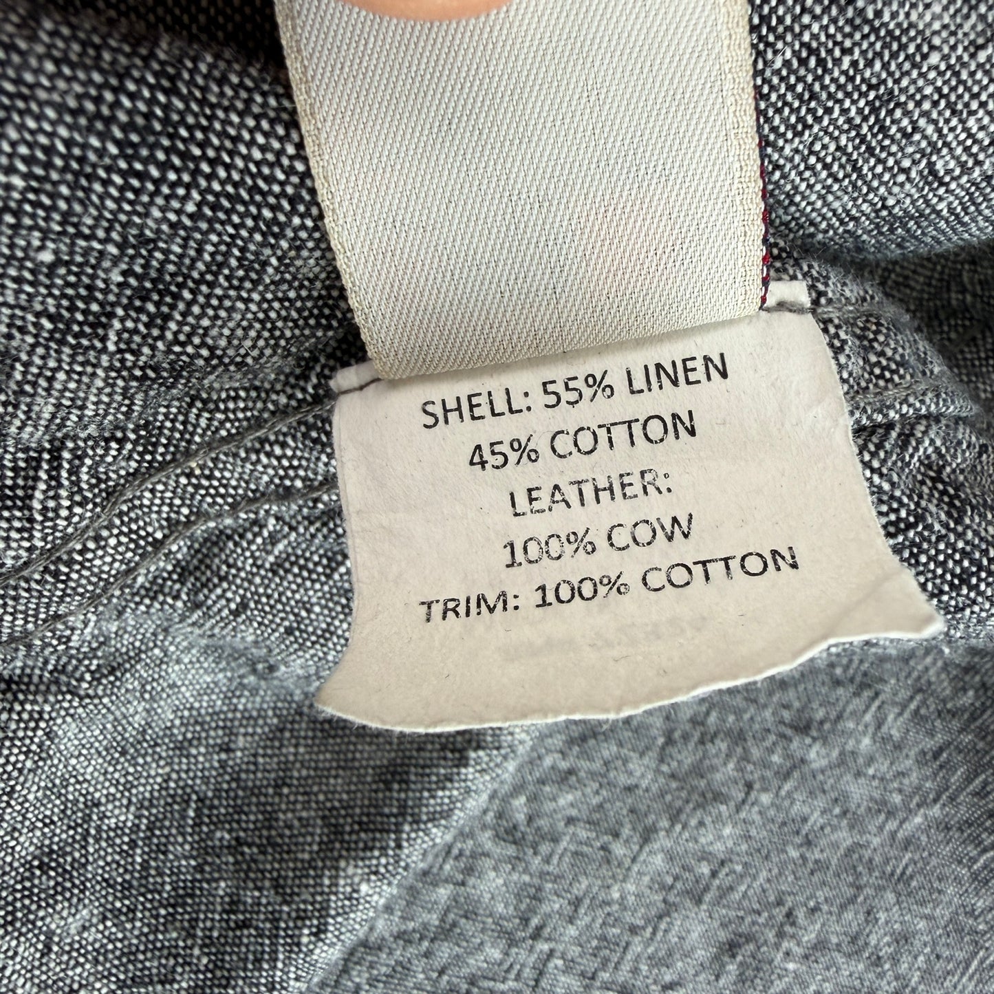 Golden Bear (L) Linen/Cotton Slub/Flecked Corduroy Collar Jacket