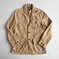 Polo Ralph Lauren (M) Half-Norfolk Leather-Trim Canvas Field Jacket
