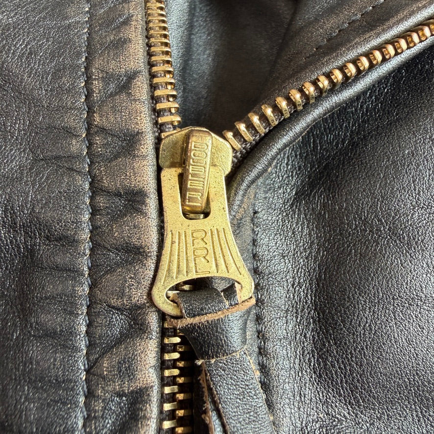 Rare! RRL Ralph Lauren (L) Hand Painted "Lucky Tens" Motorcycle Jacket