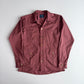 Drake's London (S) Maroon Cotton/Cashmere Chore Work Overshirt