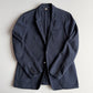 Burberry (52IT) Cotton Blend Lightly Structured Blue Sports Jacket