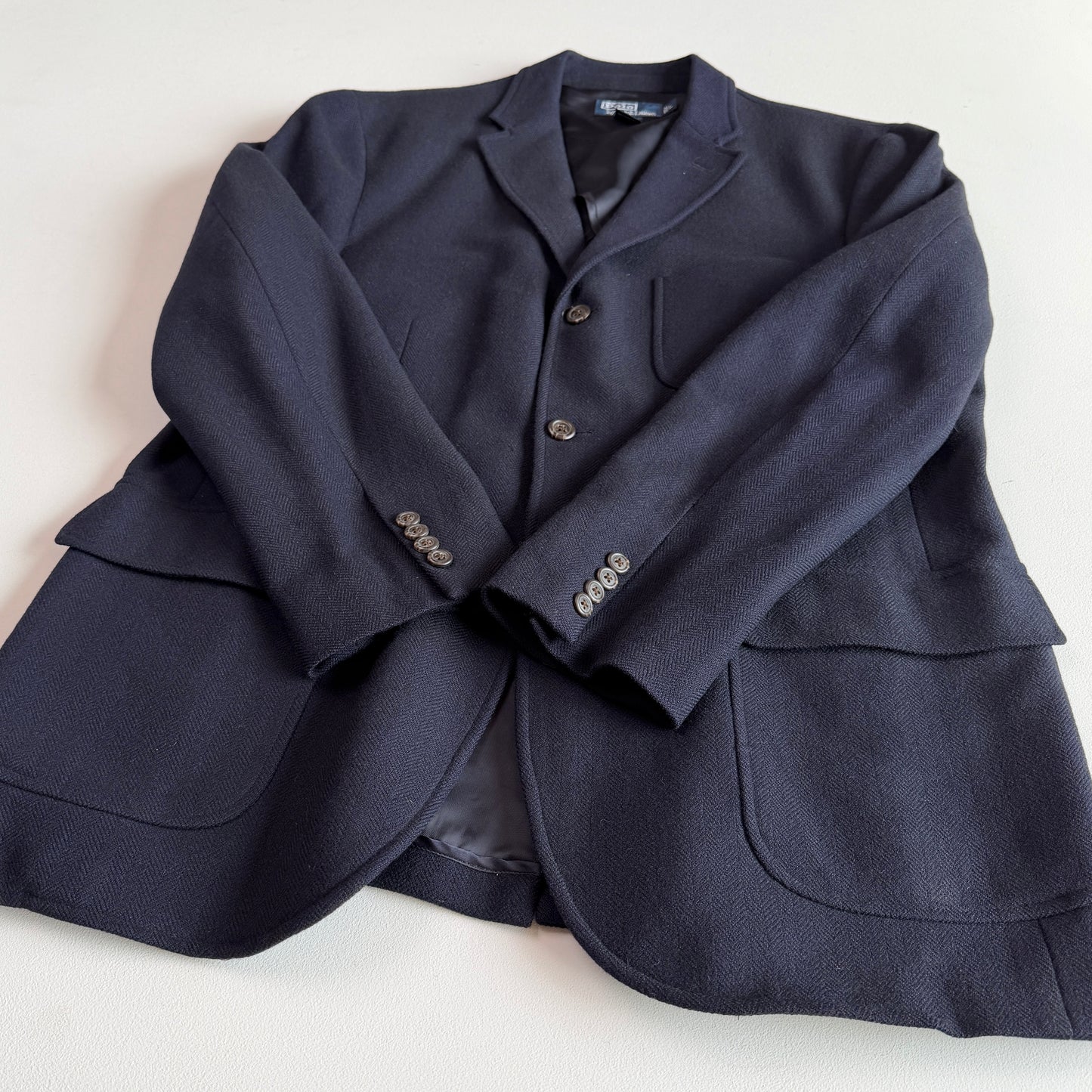 Polo Ralph Lauren (L / 42L) 100% Wool Soft Shoulder Patch Pocket Sports Coat