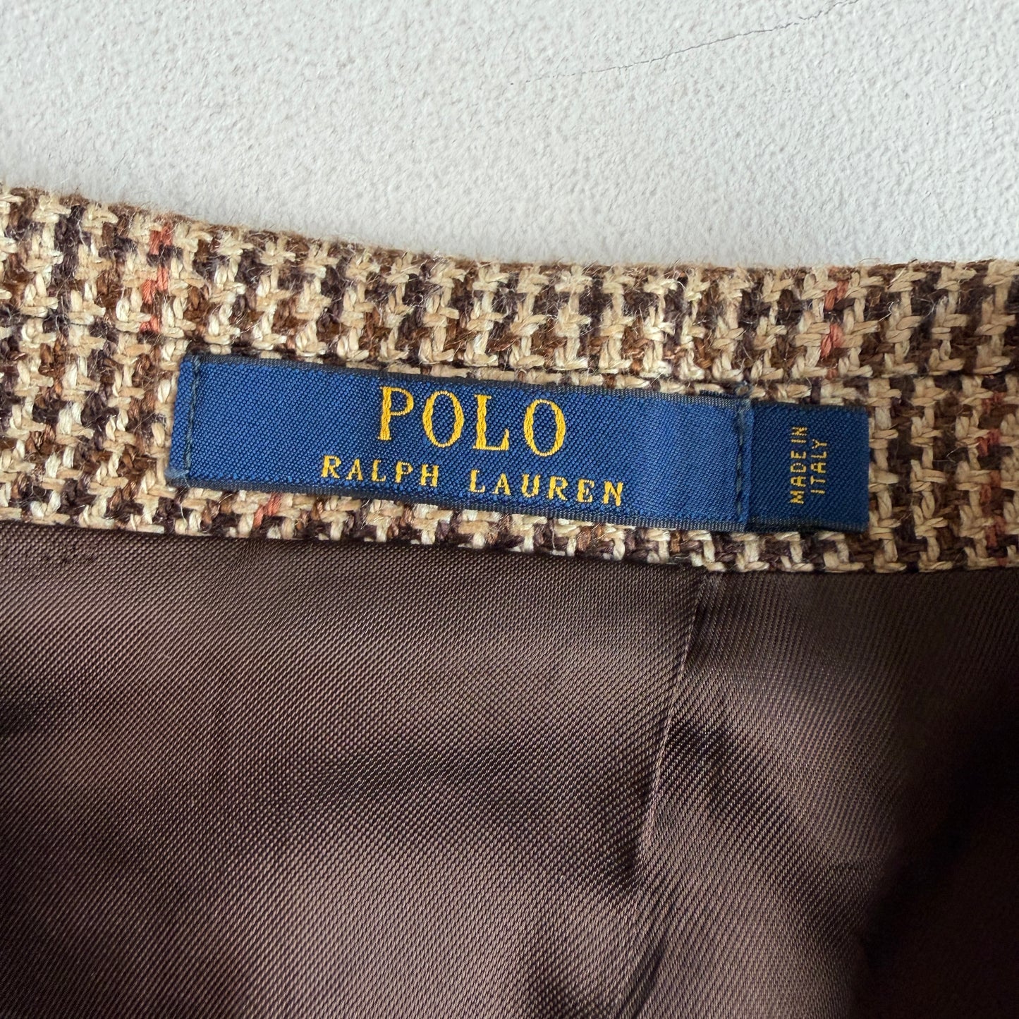Polo Ralph Lauren (44L) Linen/Silk Overcheck Soft Tailored Sport Coat