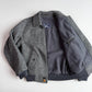 VNTG Burberry (36 / M) Tweed Wool Gray Raglan Sleeve Jacket