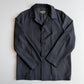 Ermenegildo Zegna (S / 48IT) 100% Wool Herringbone Charcoal Car Coat