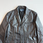 Polo Ralph Lauren (2XL) Black Leather Half-Norfolk Sport Field Coat