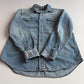 Ralph Lauren RRL (L) Pearl Snap Denim Western Shirt