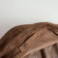 Polo Ralph Lauren (46R) Half-Norfolk Reverse Suede Leather Brown Sport Coat