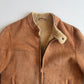 Ermenegildo Zegna (50IT /M) Leather Shearling Tan Bomber Jacket