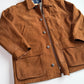 Burberry (XL) Suede Leather Tawny Nova Check Lined Field Coat