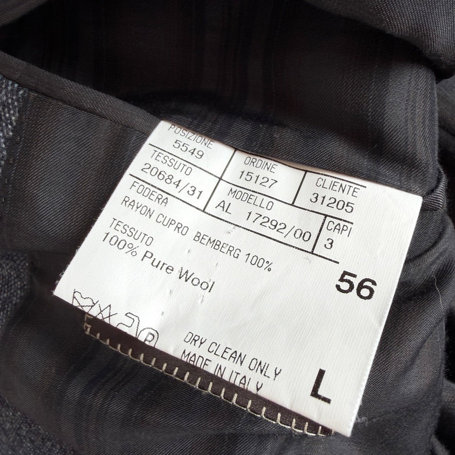Canali (IT 56L / US 46L) Wool Blue Speckled Flecked Melange Sport Coat