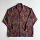 VNTG Polo Ralph Lauren (XL) Wool Paisley Maroon Camp Collar Shirt